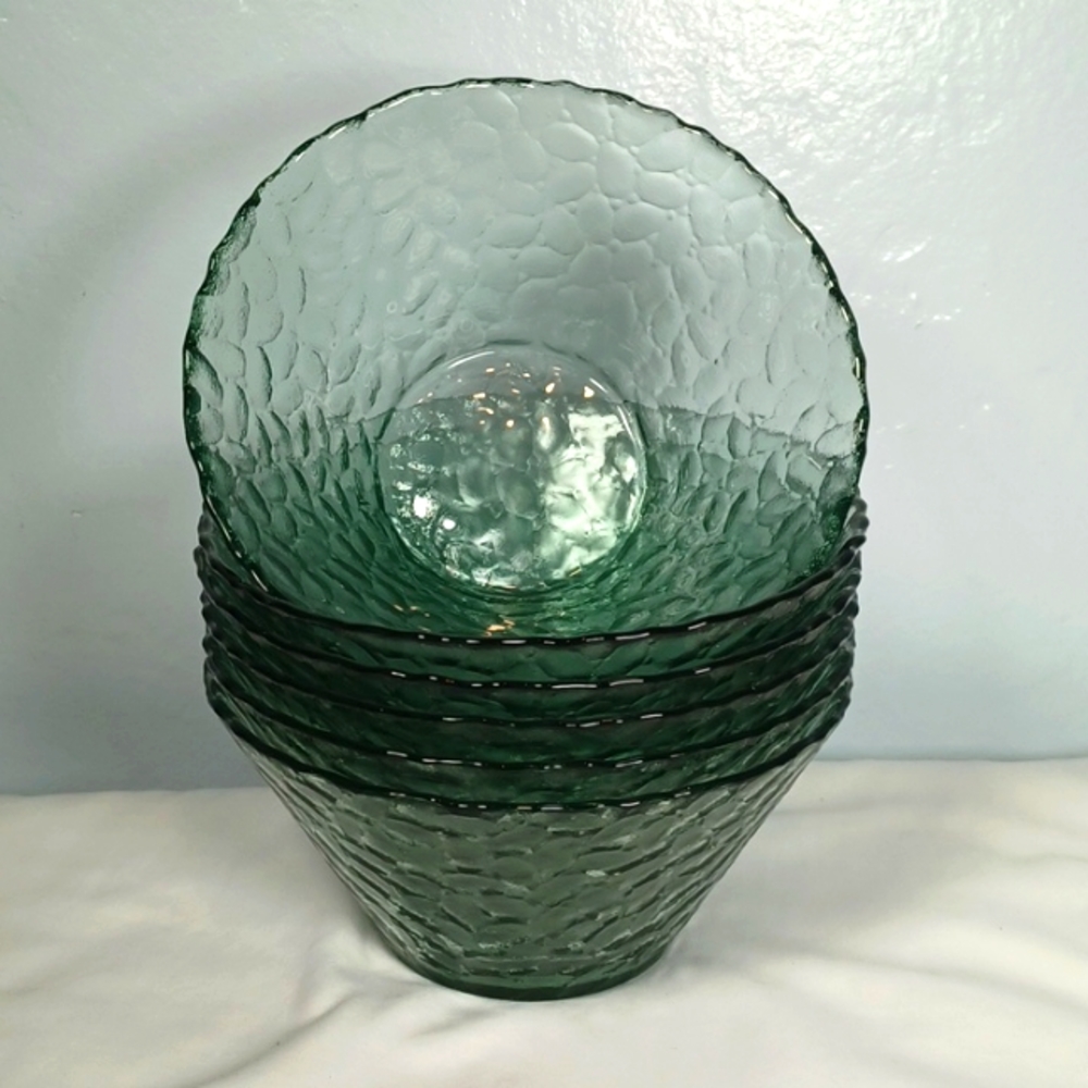 COPY - Arcoroc Luminarc Vercors Vintage Green Bowls, Avocado or Olive Green Bow…